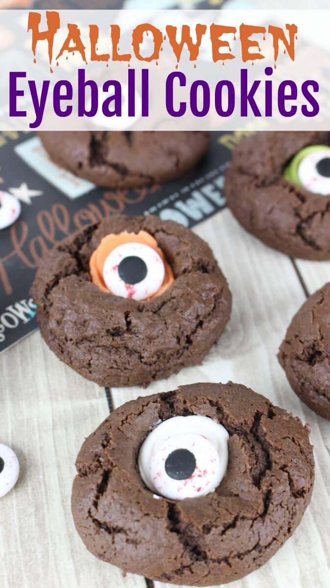 Halloween Thumbprint "Eyeball" Cookies