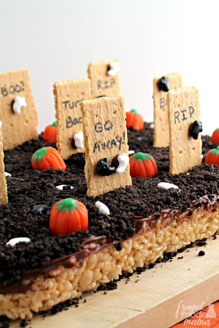 Haunted Graveyard Rice Krispies Treats