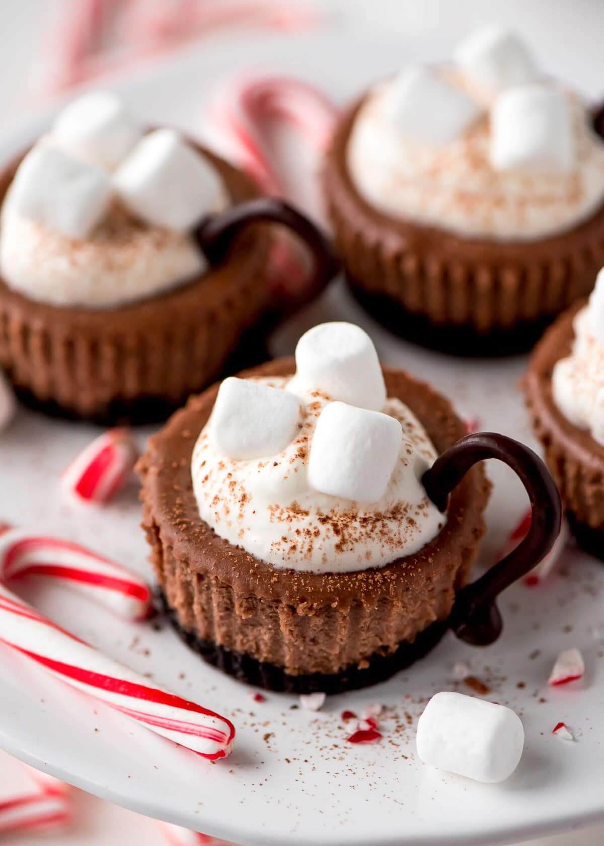Hot Cocoa Cheesecake Minis
