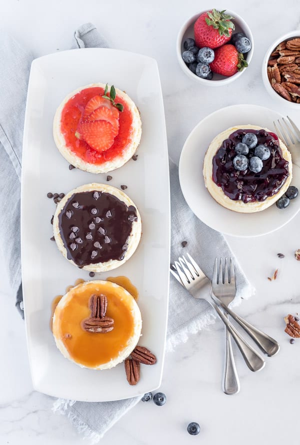 Instant Pot Mini Cheesecakes
