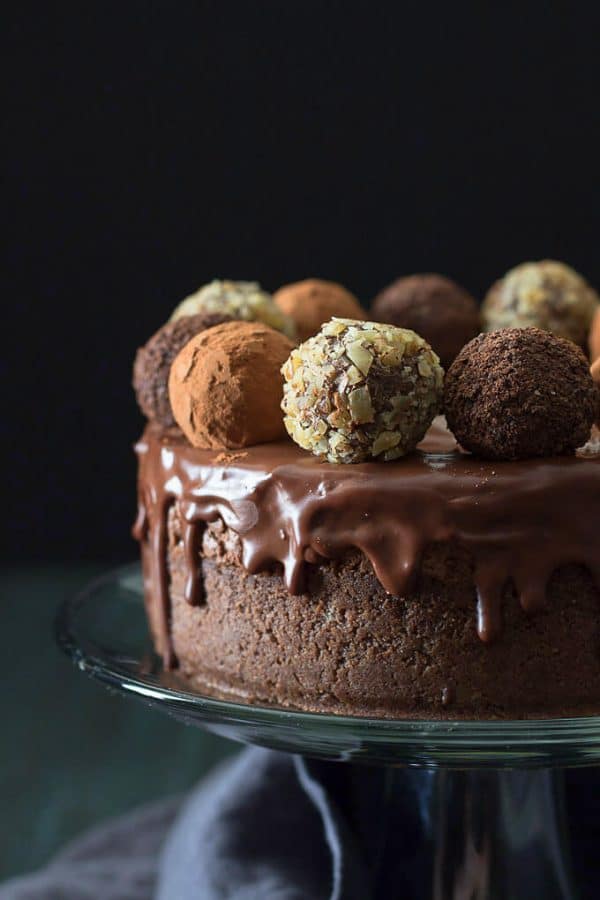 Low Carb Chocolate Truffle Cheesecake