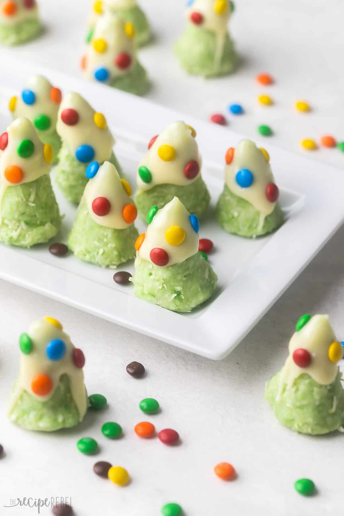 No-Bake Christmas Tree Cookies
