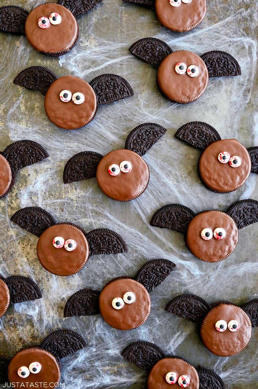 No-Bake Oreo Bat Cookies