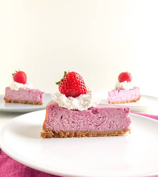 Purple Sweet Potato Cheesecake