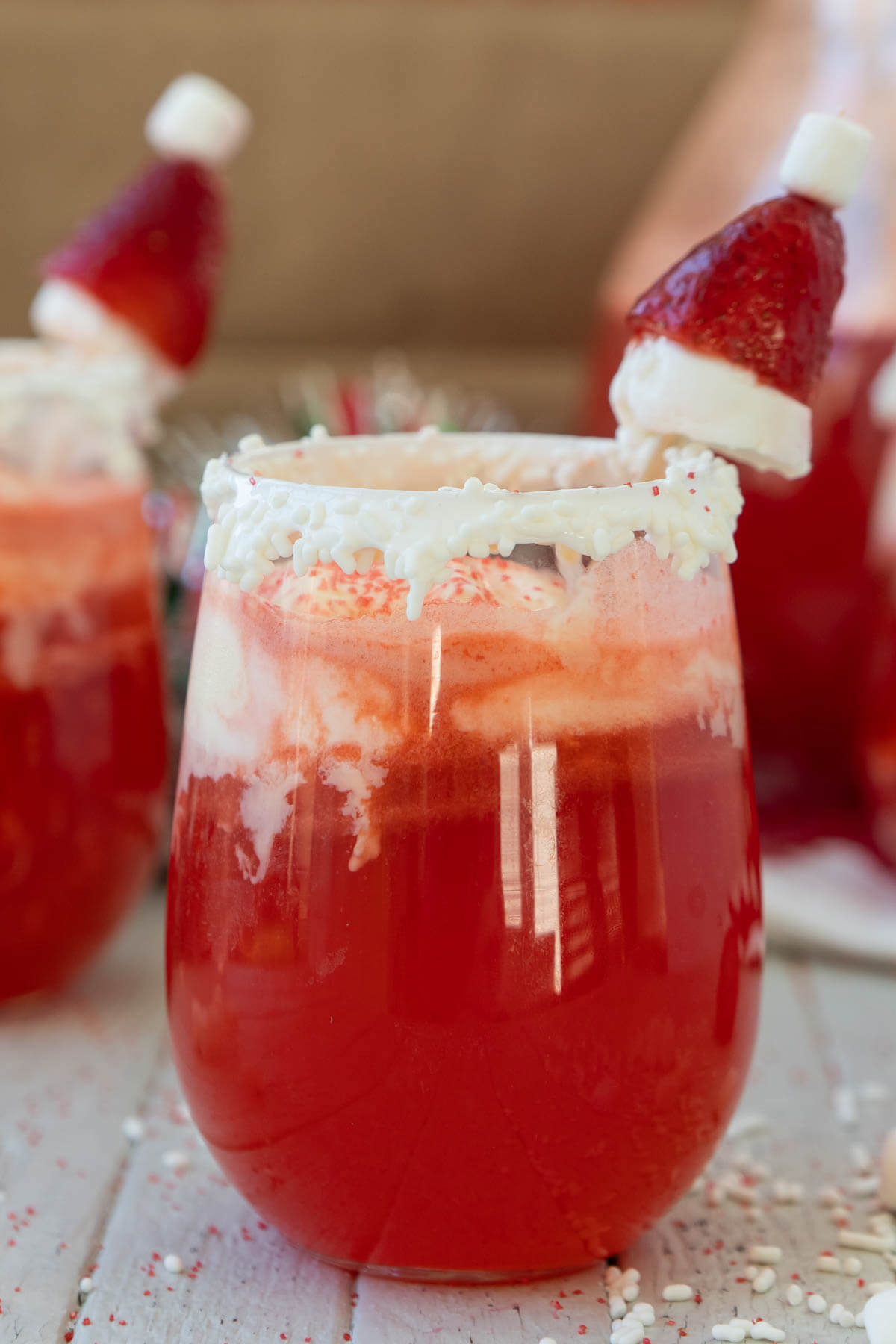 Santa Claus Christmas Punch For Kids