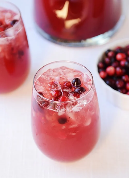 Sparkling Cranberry Apple Cider Punch
