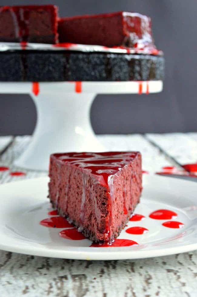 Spooky Bloody Good Cheesecake