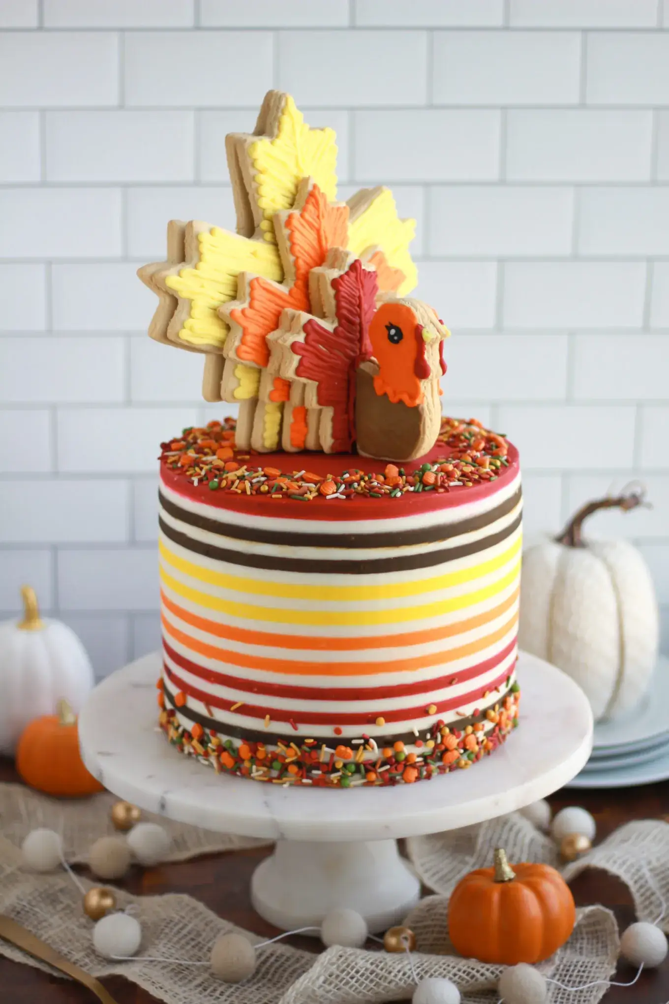 Thanksgiving Turkey Cake
