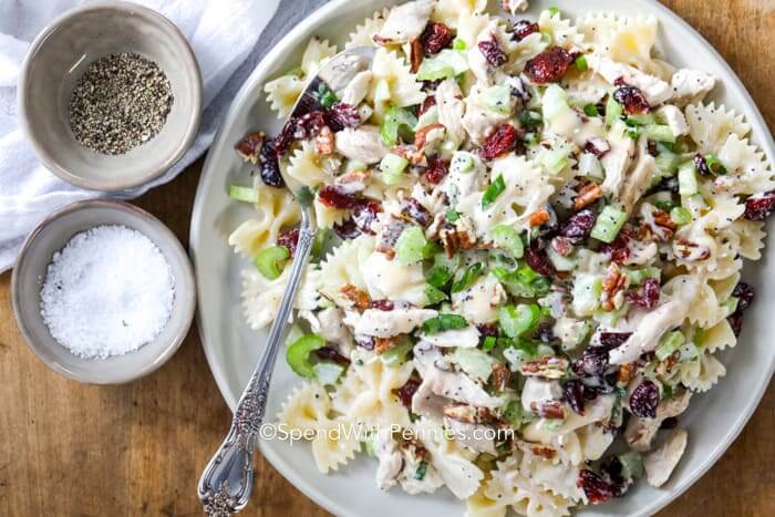 Turkey Cranberry Pasta Salad