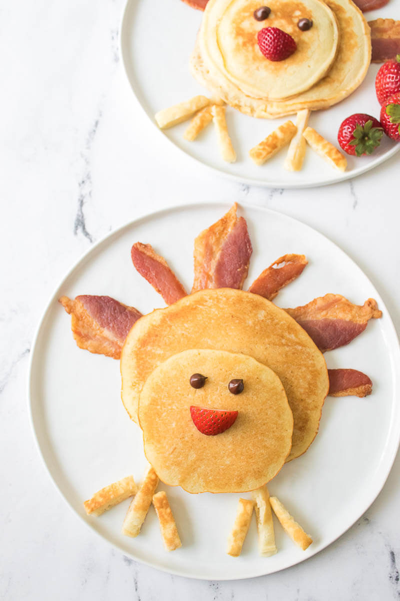 Turkey Pancakes For Thanksgiving Breakfast