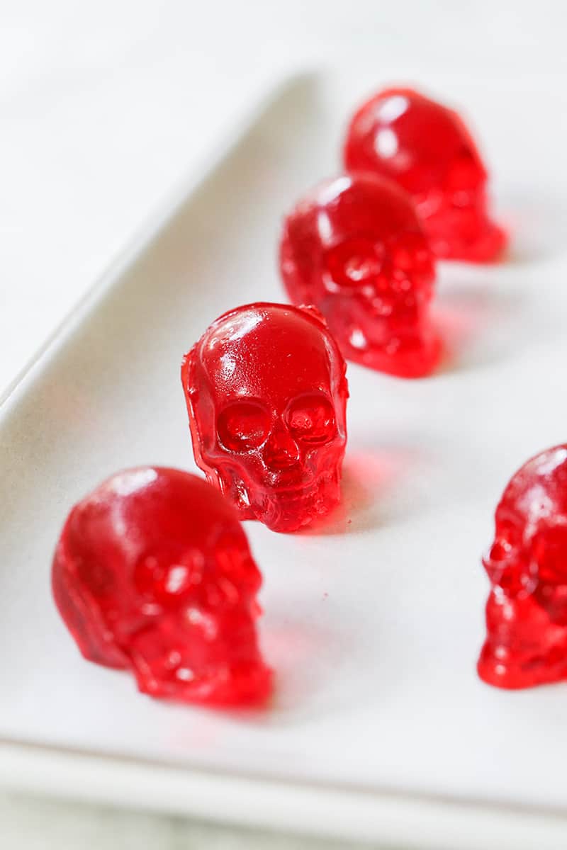 Vodka Skull Jello Shots