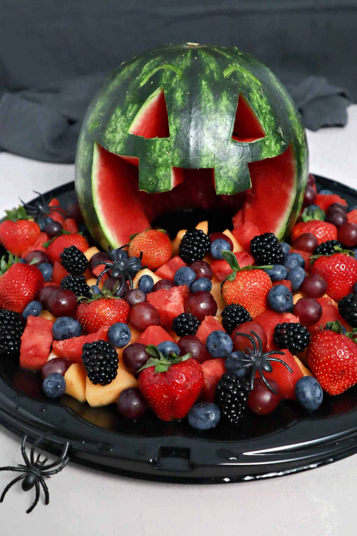 Watermelon Jack-O-Lantern