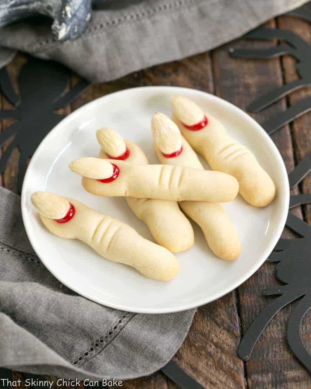 Witches Fingers Cookies