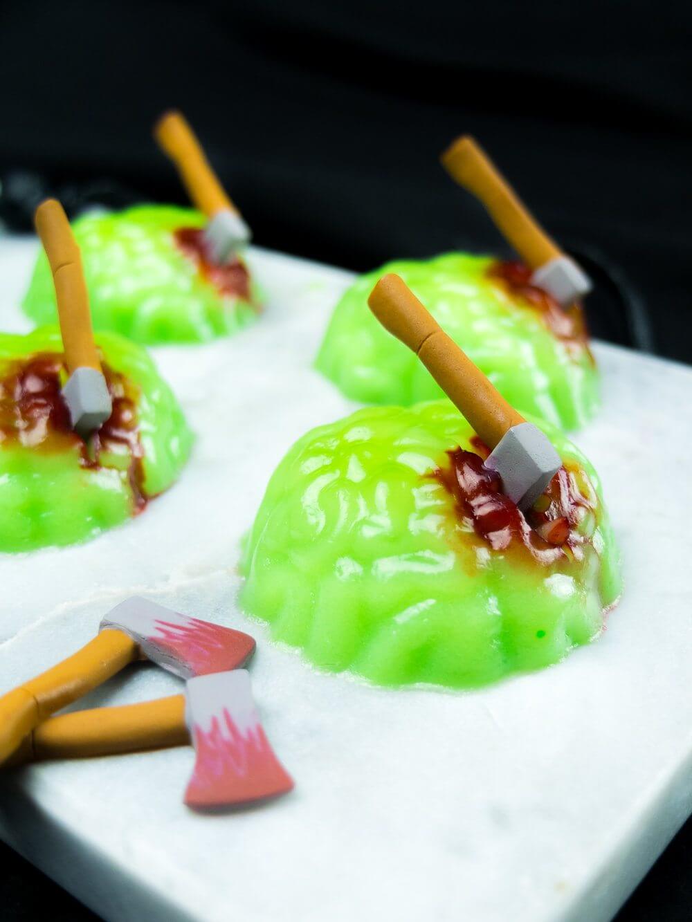 Zombie Brain Jello Shots