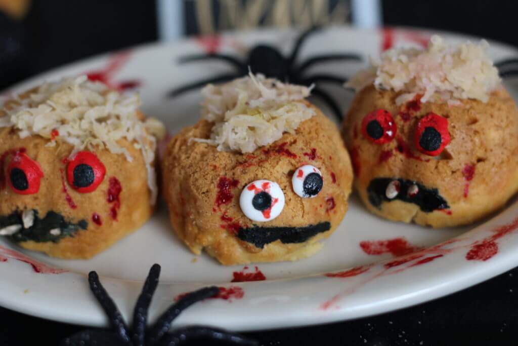 Zombie Savory Mini-Bundt Cakes