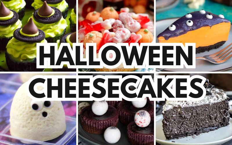 halloween cheesecakes