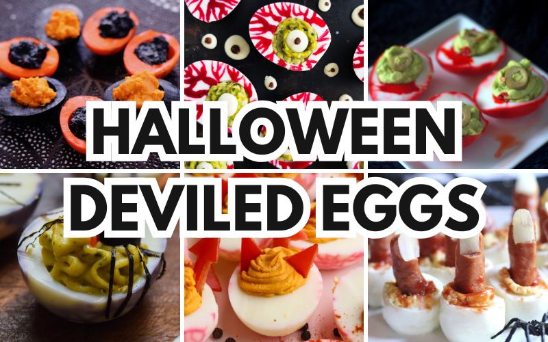 halloween deviled eggs