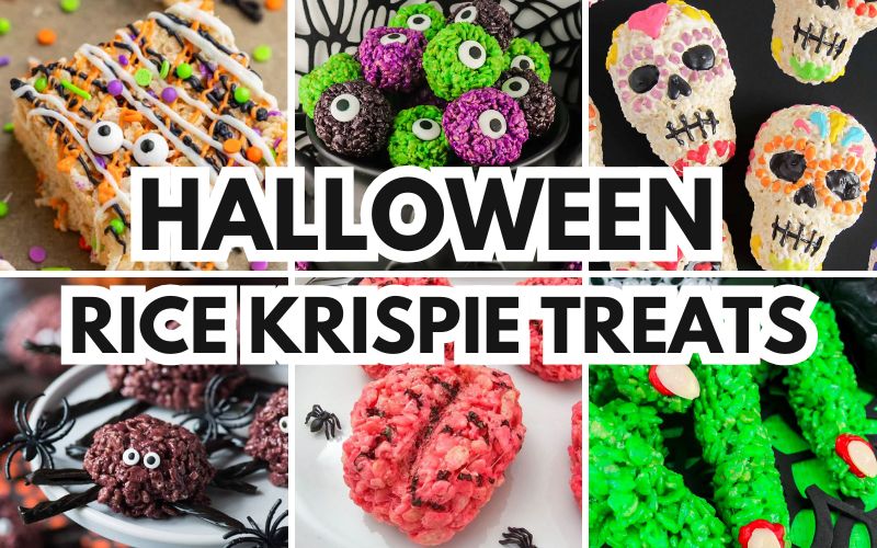 halloween rice krispie treats