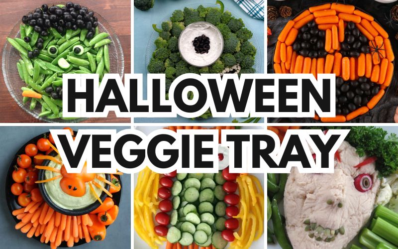 halloween veggie tray
