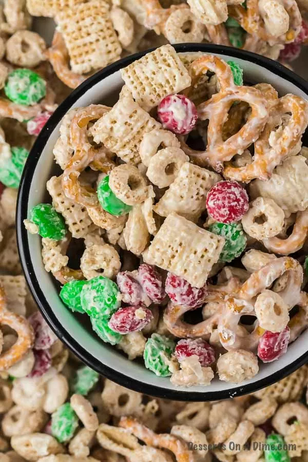 5 Ingredient Christmas Crack Chex Mix