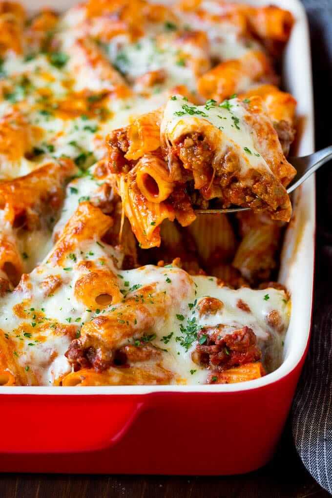 Baked Rigatoni Pasta Recipe