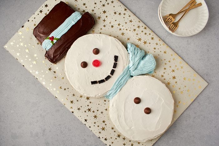 Charming Snowman Cake