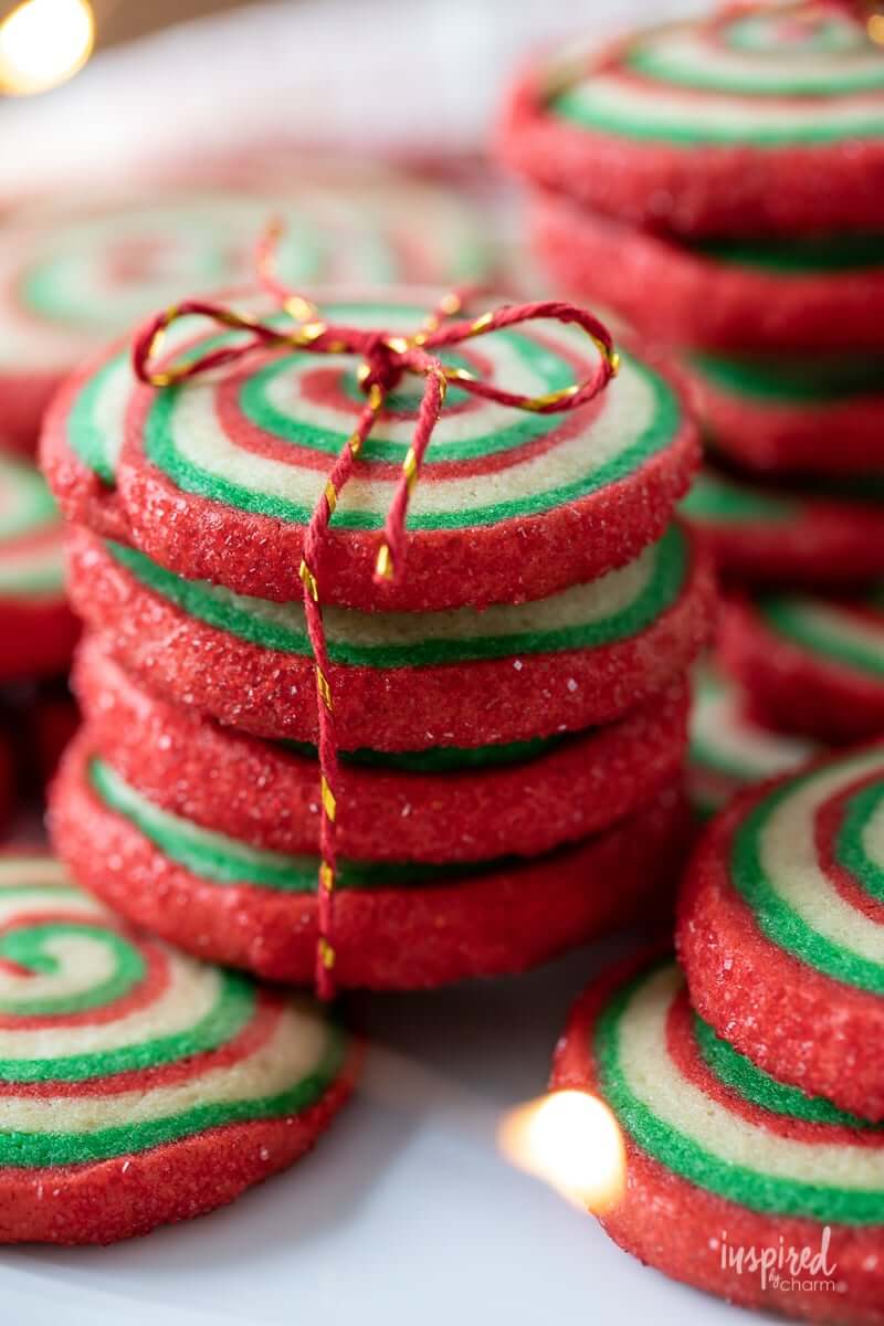 Christmas Pinwheel Cookies