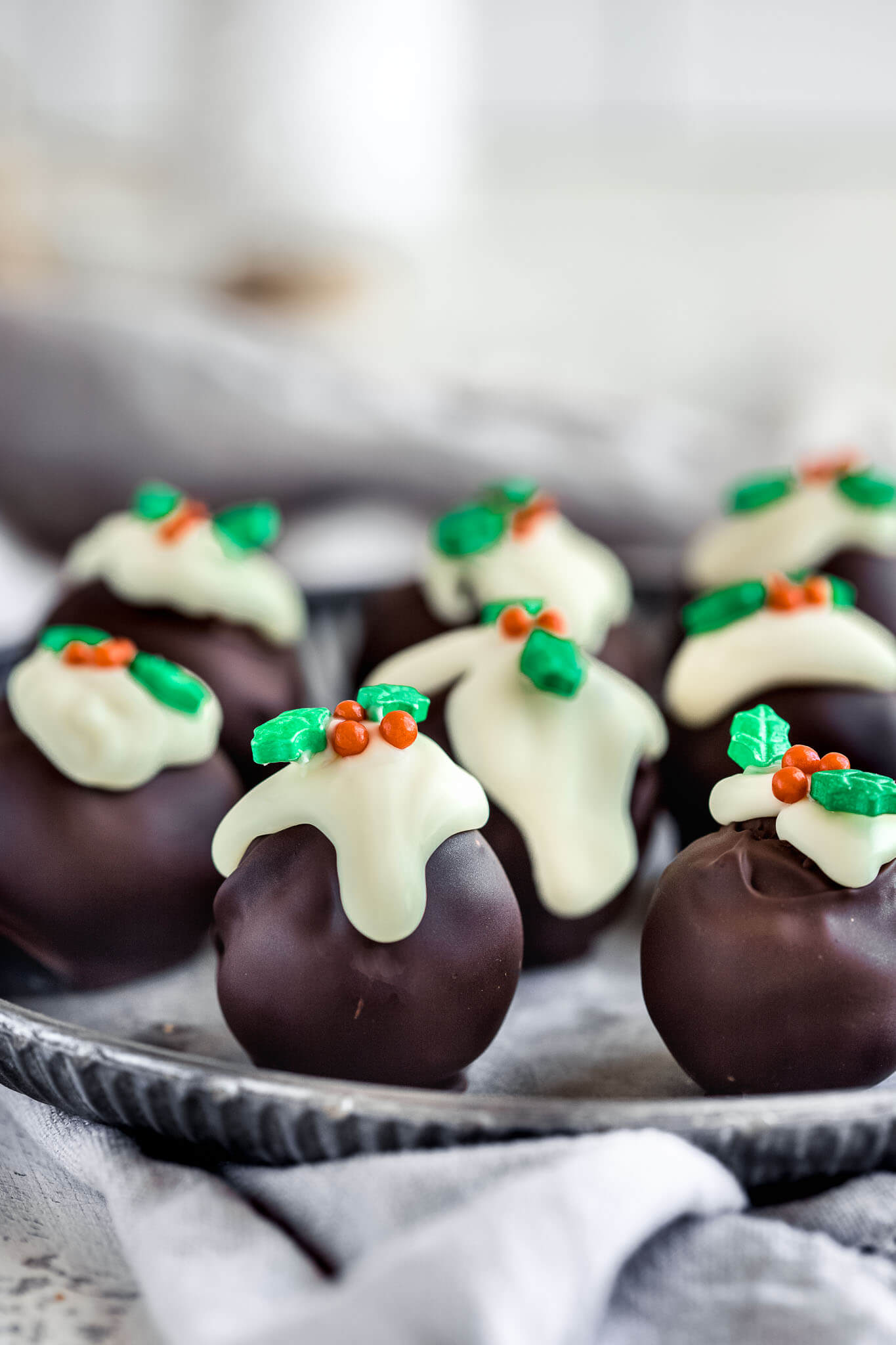 Christmas Pudding Truffles