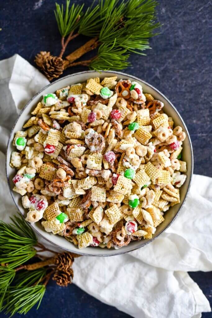 Convenient Christmas Chex Mix