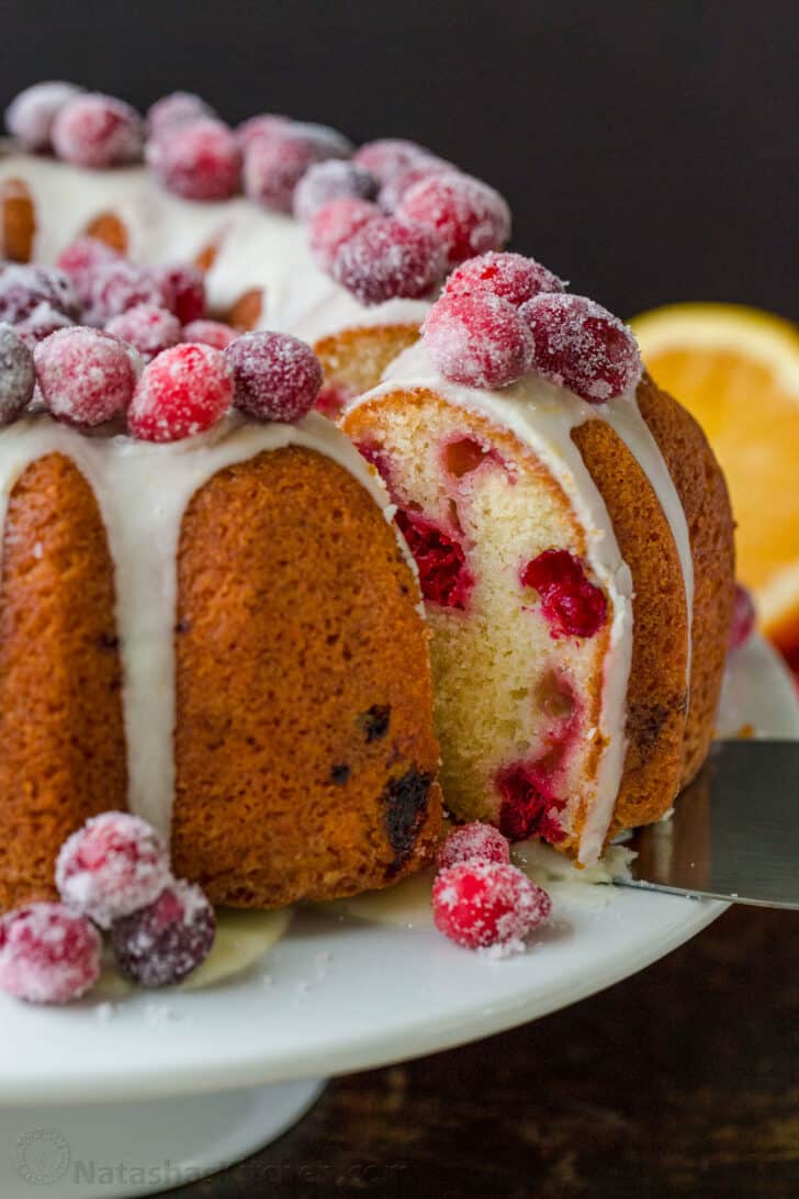 Cranberry Bundt Cake Recipe (Video)
