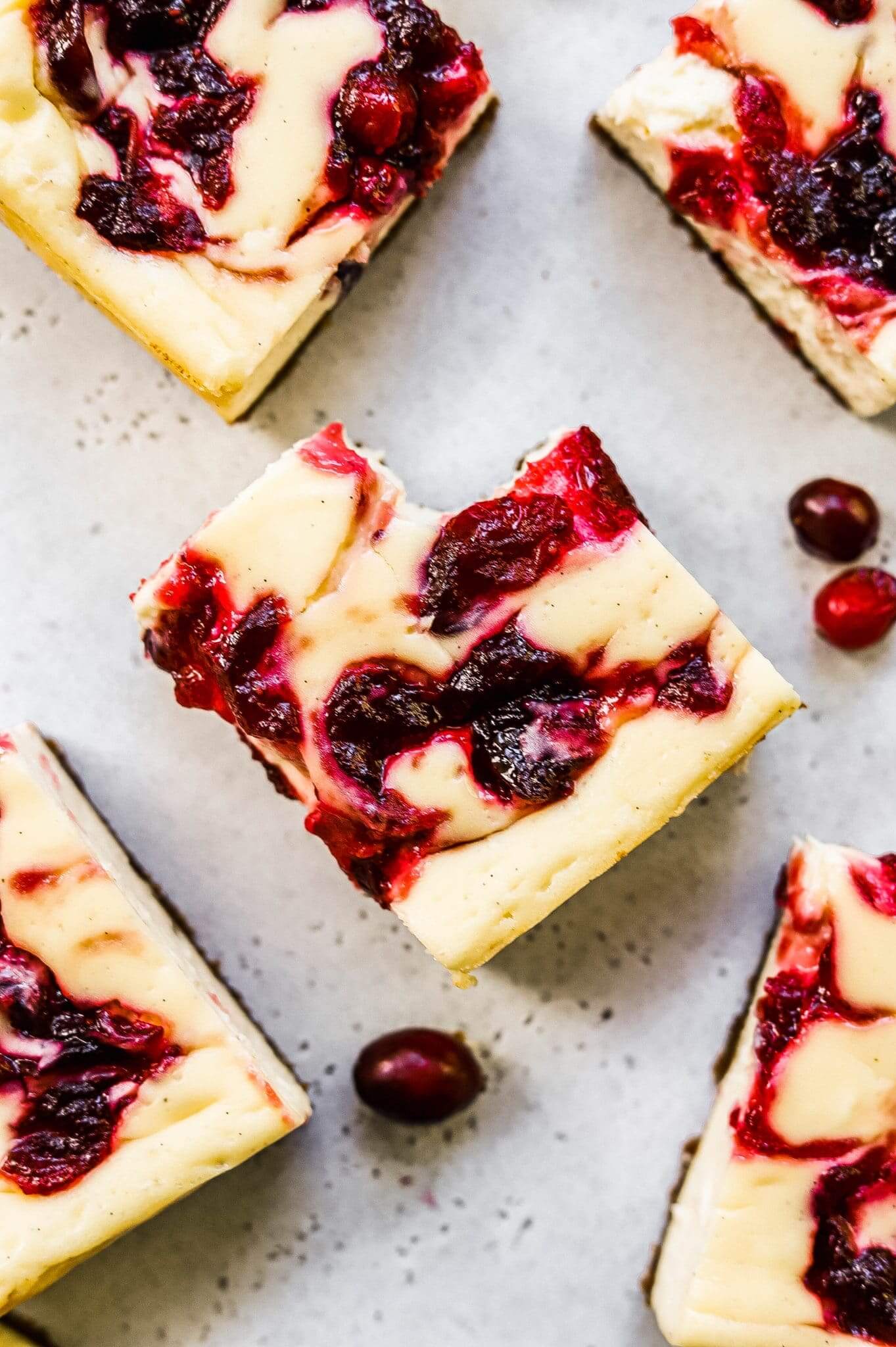 Cranberry Cheesecake Bars