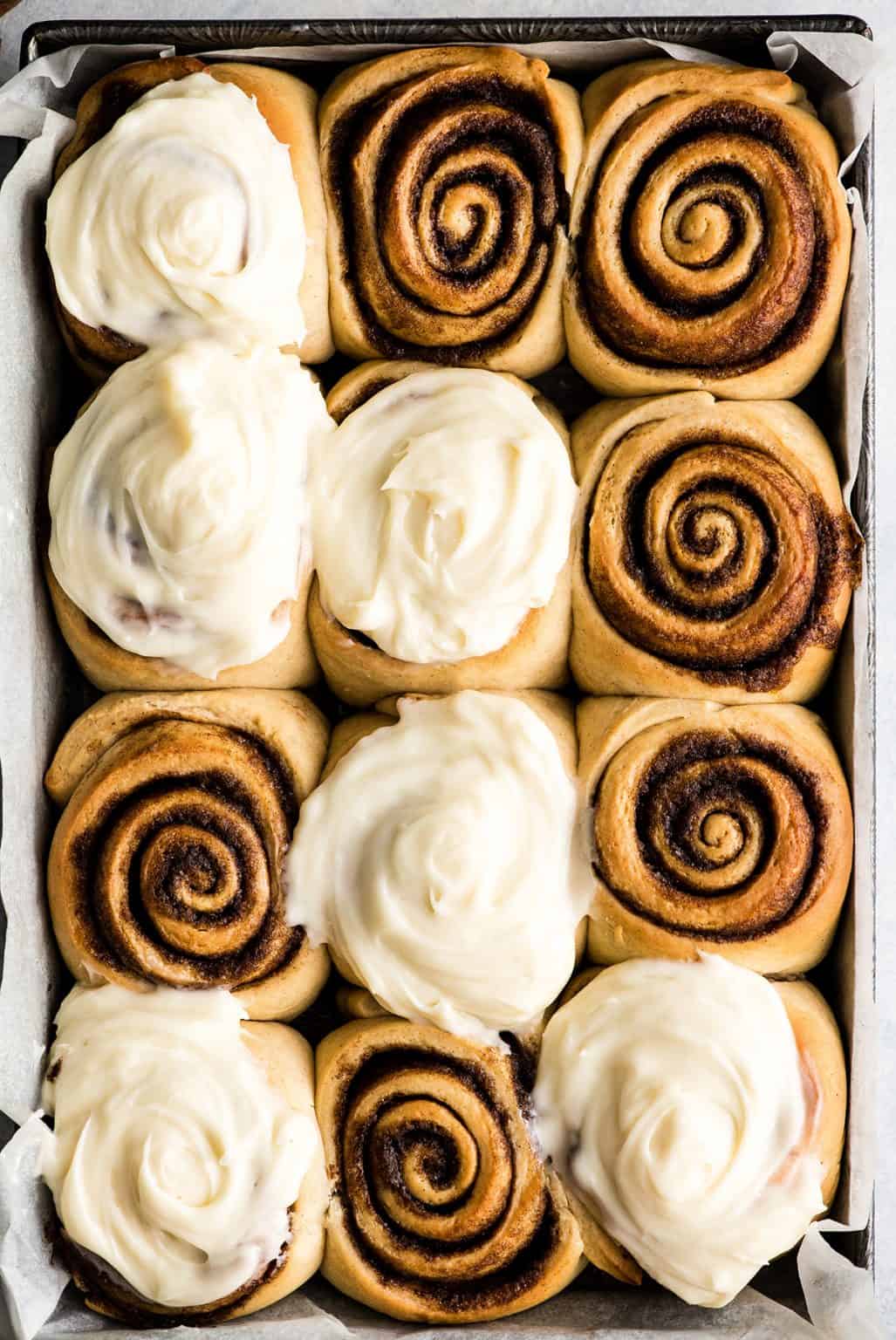 Cream Cheese Frosting Cinnamon Rolls
