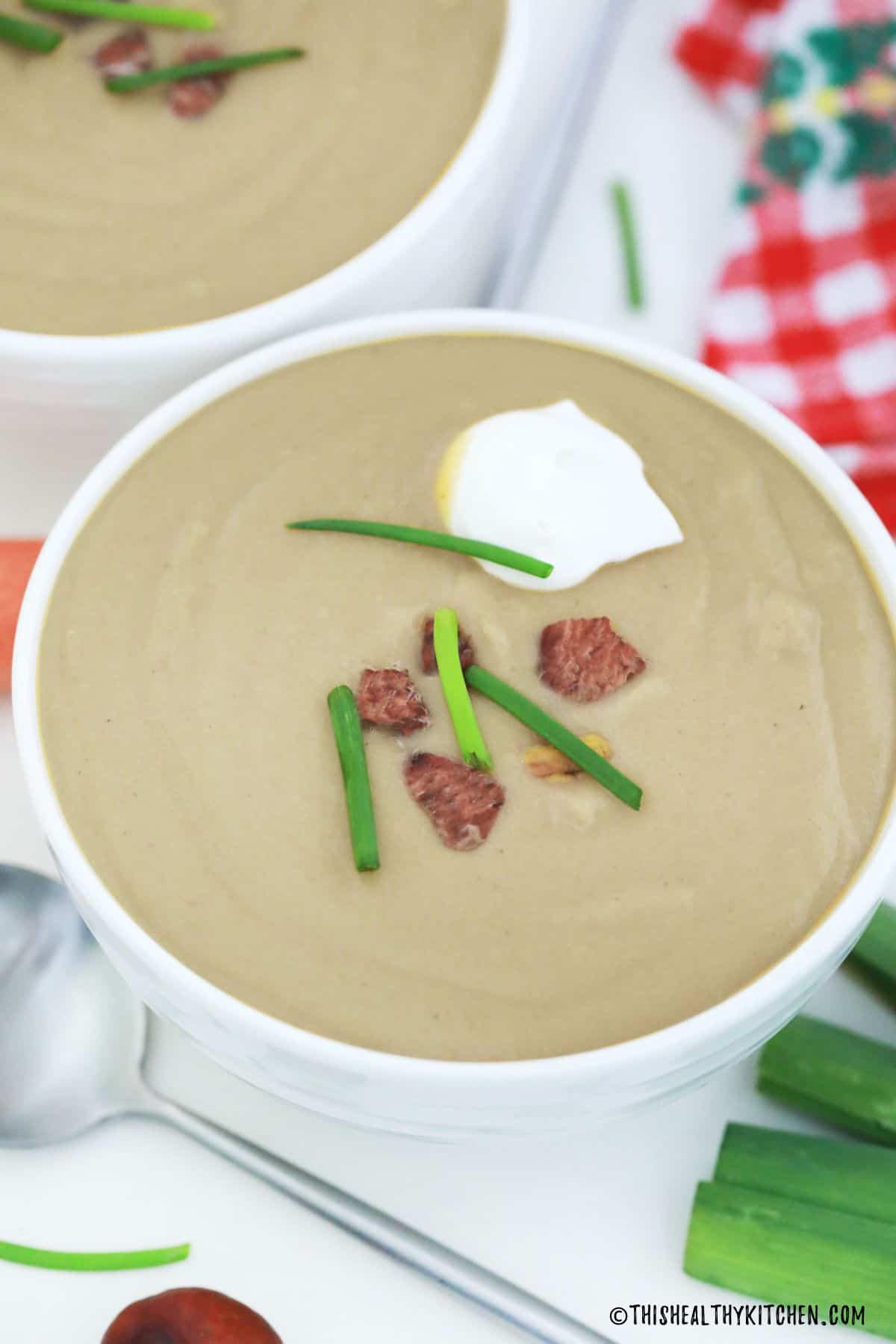 Creamy Vegan Chestnut Soup