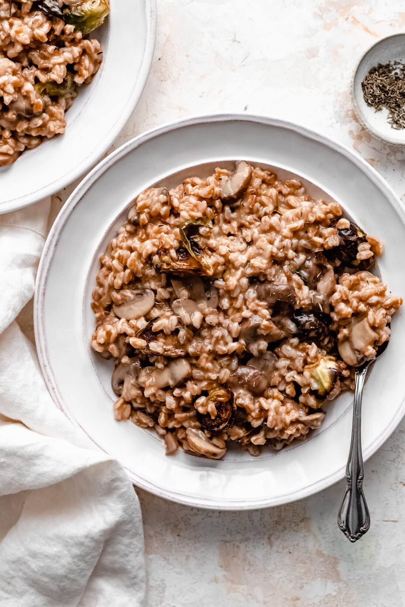 Creamy Vegan Mushroom Risotto