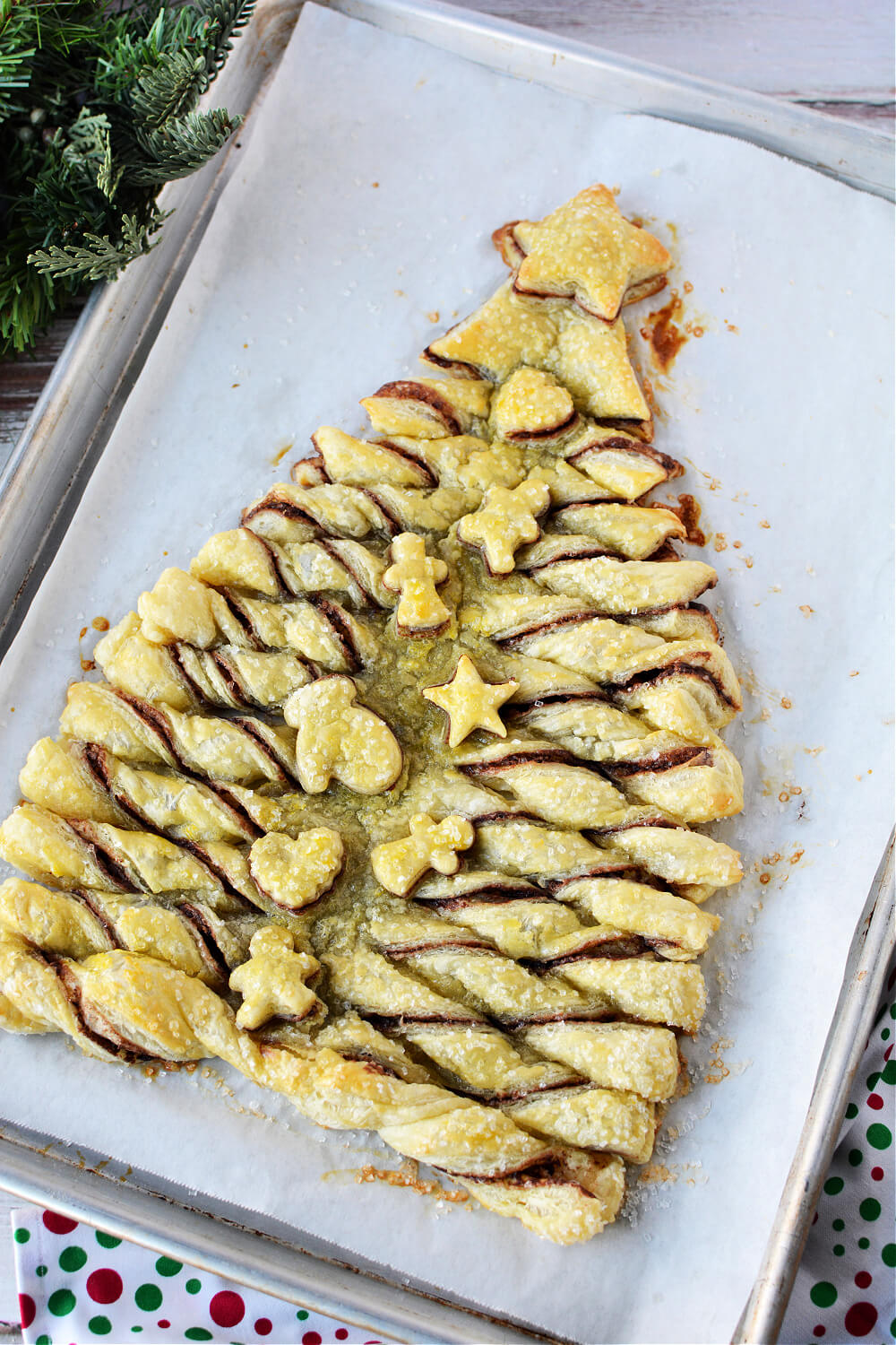 Cute Puff Pastry Christmas Tree