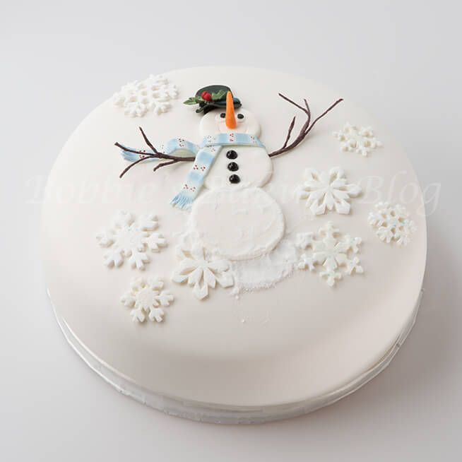 Diy Snowman Cake