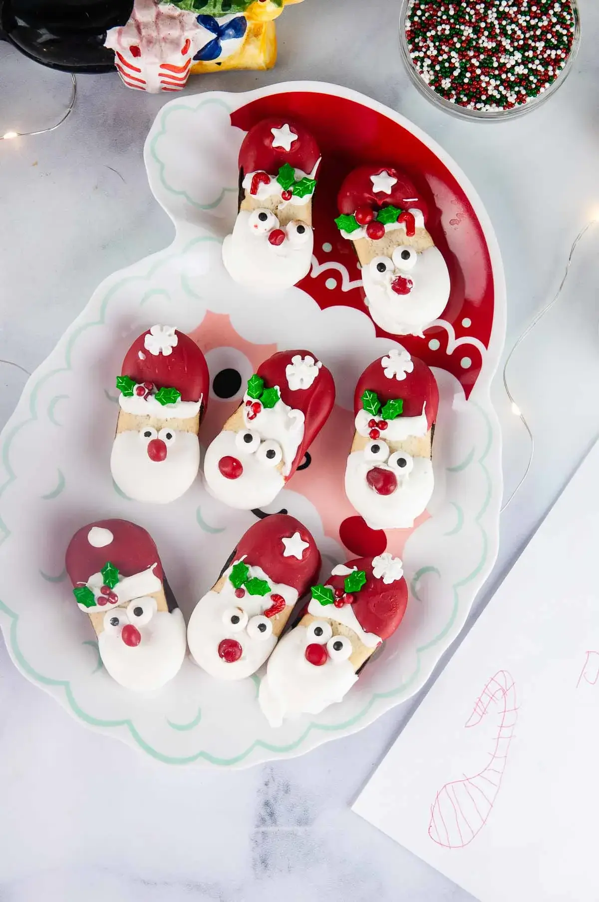 Easy Santa Cookies
