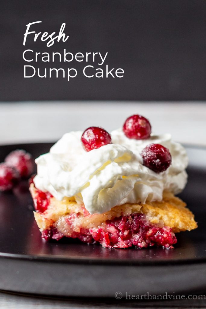 Fresh Cranberry Dump Cake