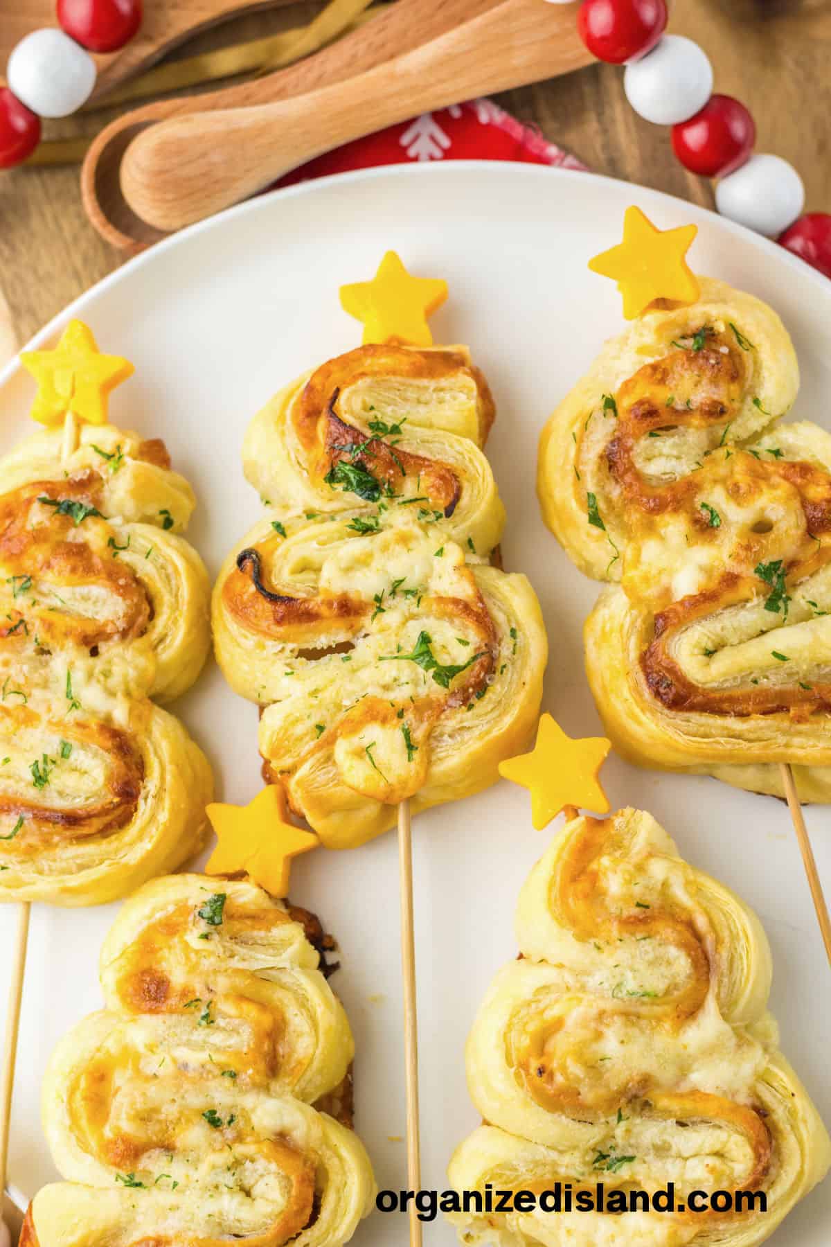 Ham And Cheese Trees Appetizers