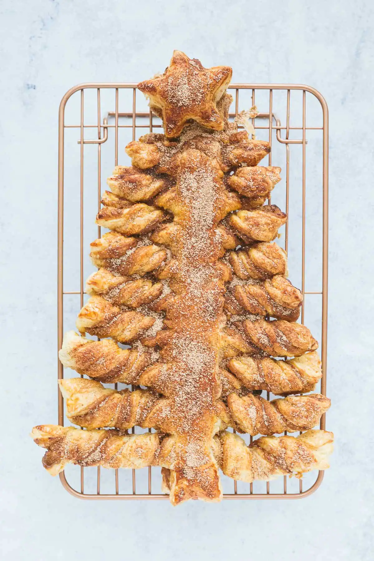 Lotus Biscoff Puff Pastry Christmas Tree
