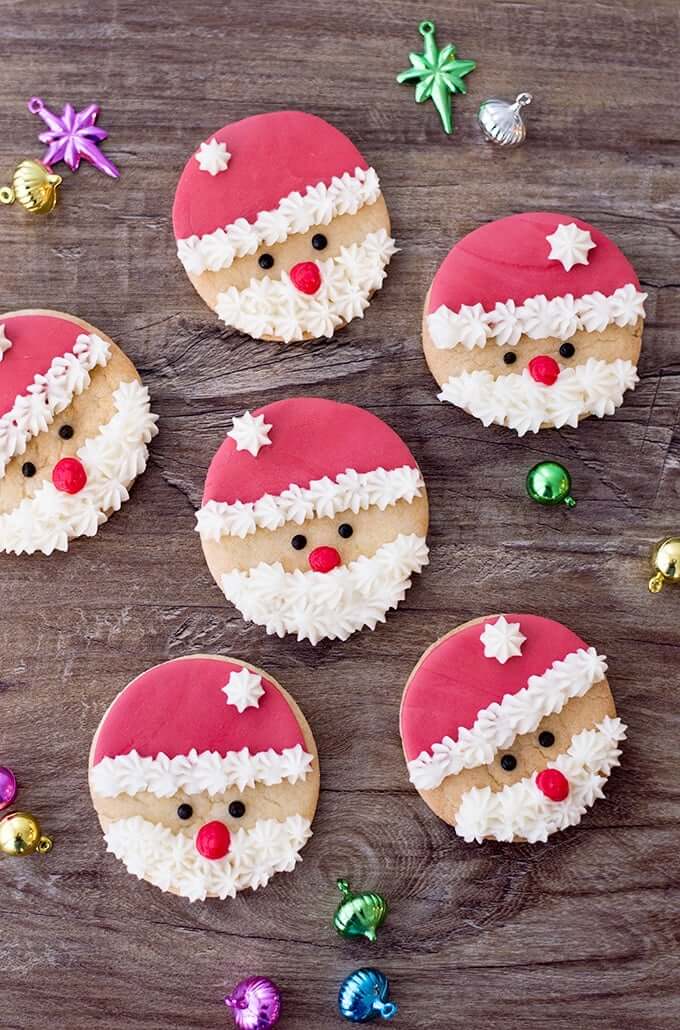 Lovely Santa Claus Sugar Cookies