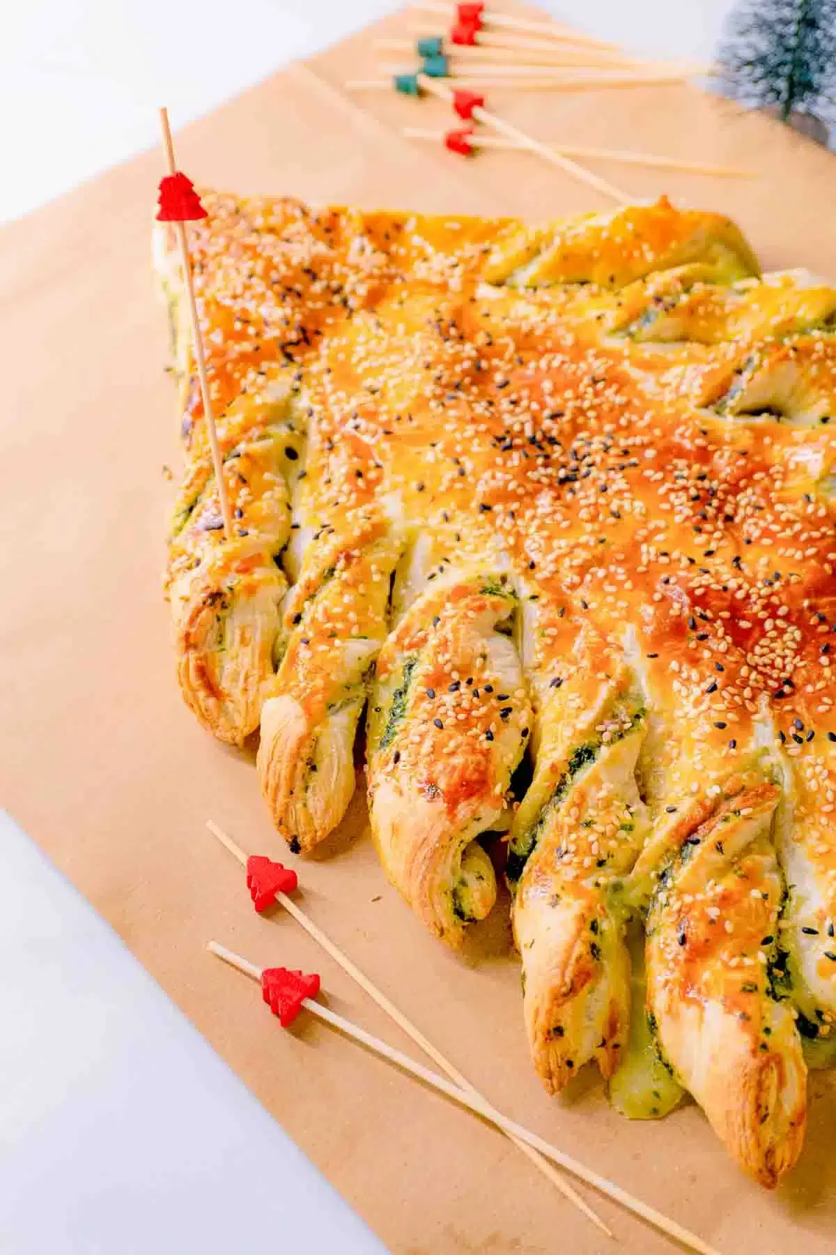 Puff Pastry Christmas Tree - Chocolates & Chai