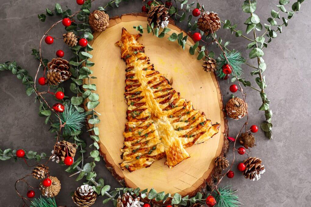Puff Pastry Christmas Tree (Savory Or Sweet!)