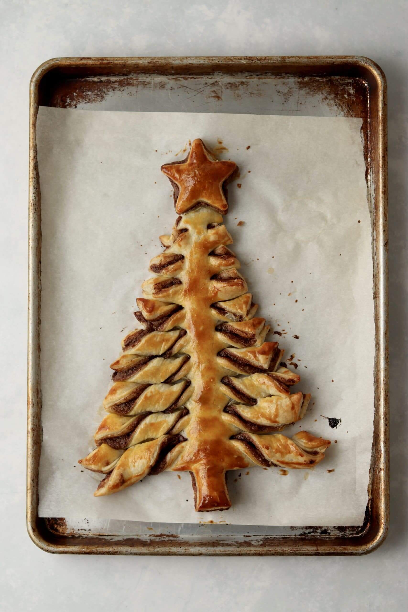 Puff Pastry Xmas Tree