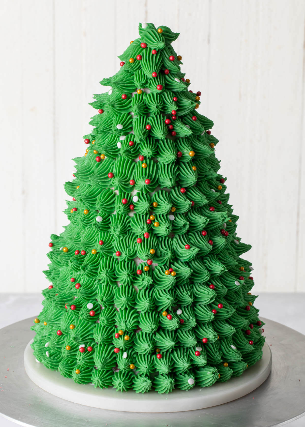 Red Velvet 3d Christmas Tree Cake