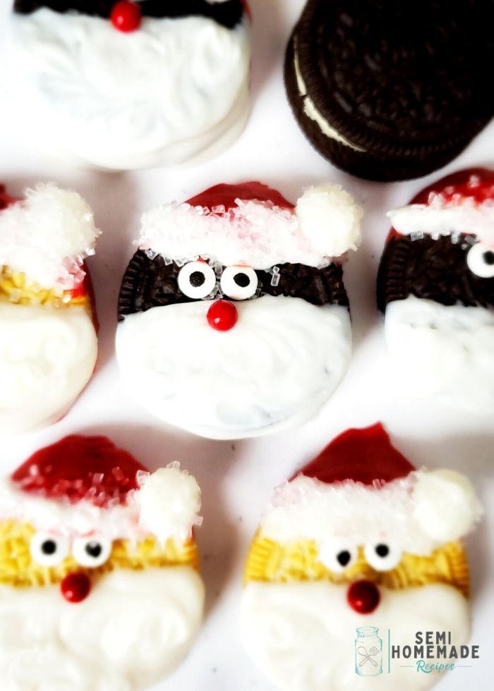 Santa Oreo Cookies