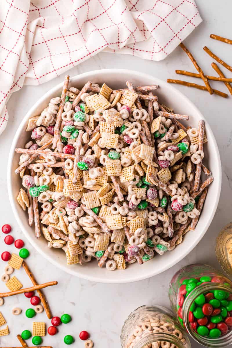 Sharing Christmas Chex Mix