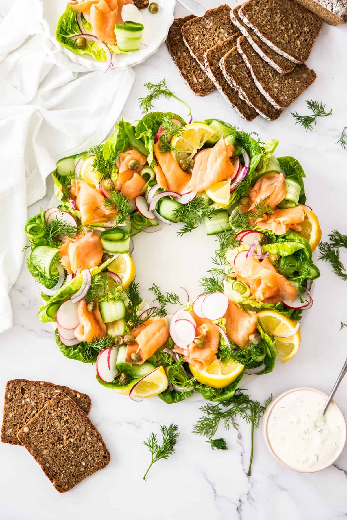 Smoked Salmon Wreath