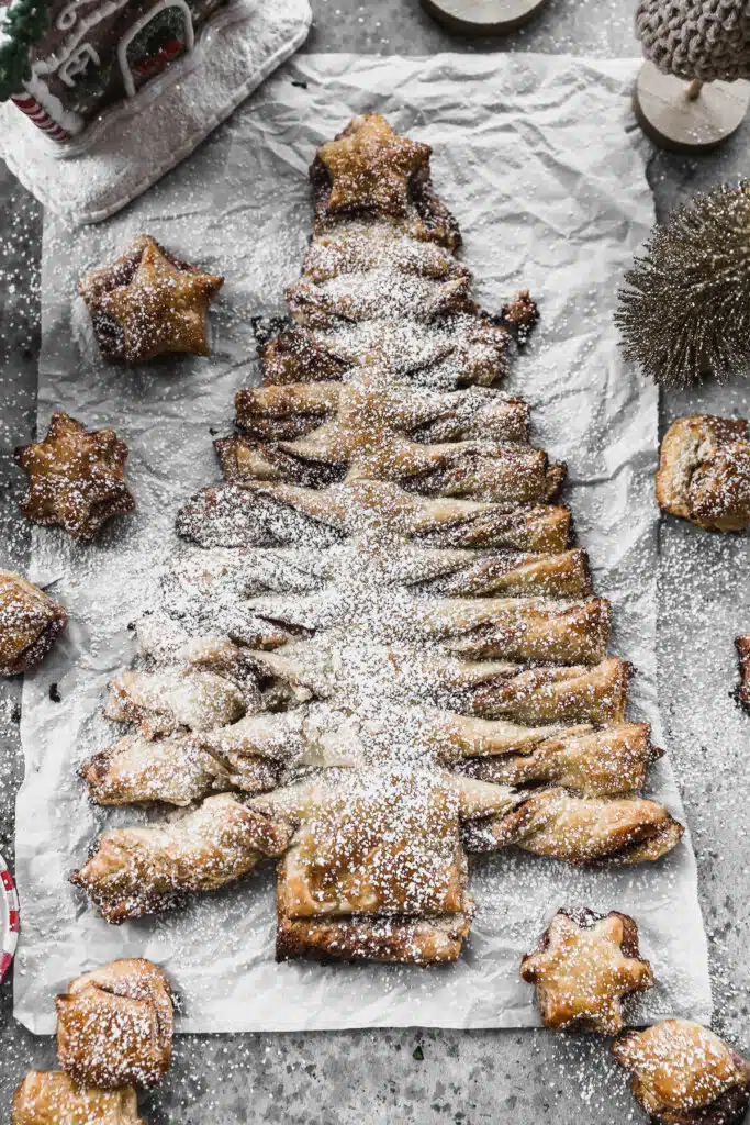 Sweet Puff Pastry Christmas Tree
