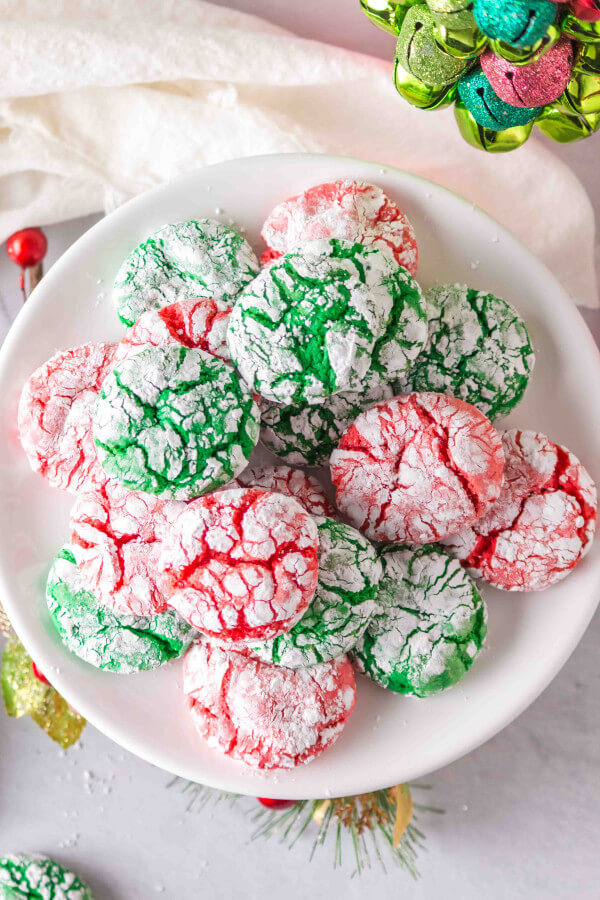Best Christmas Crinkle Cookies Recipe